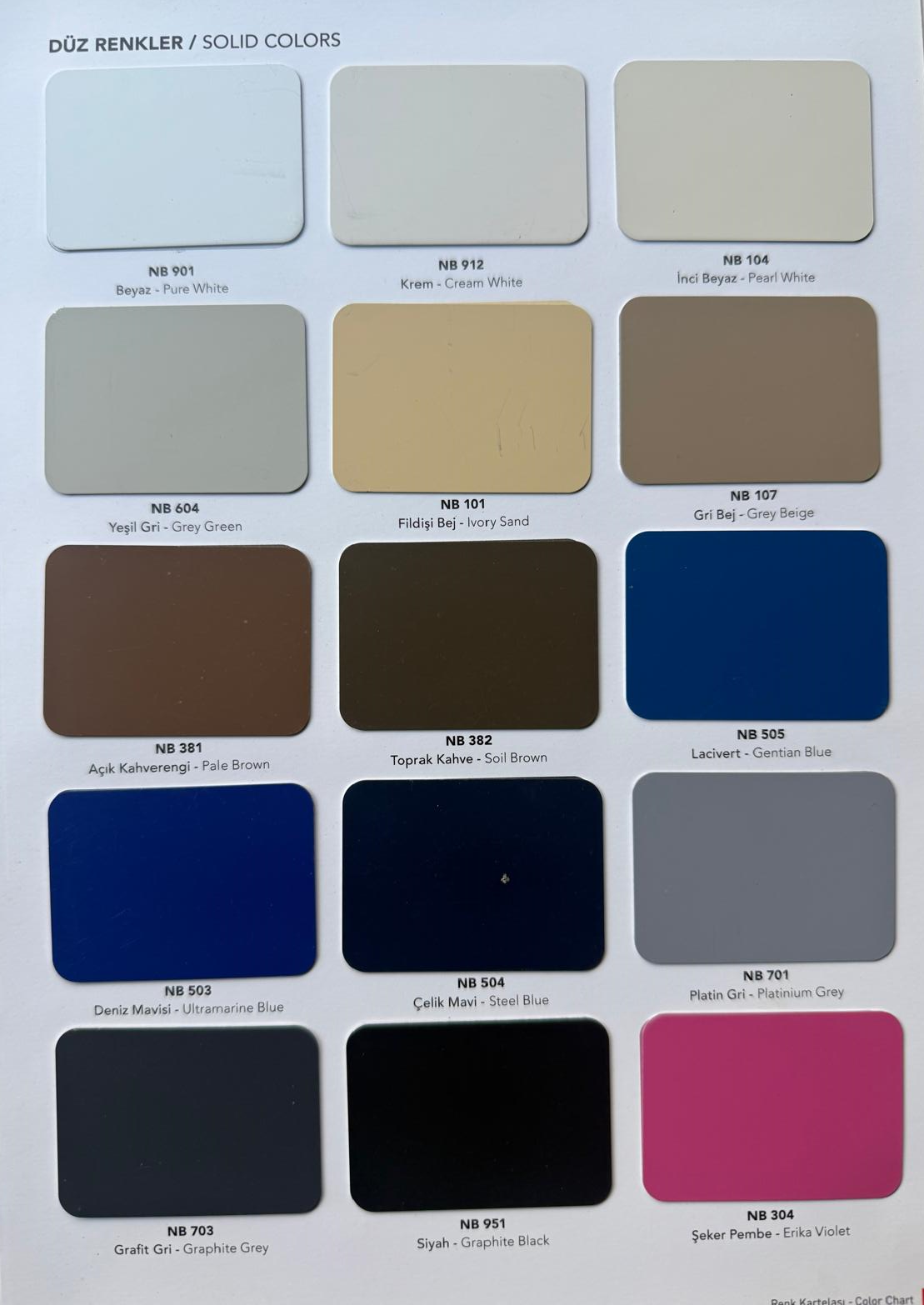 ASAŞ kompozit panel kartelası