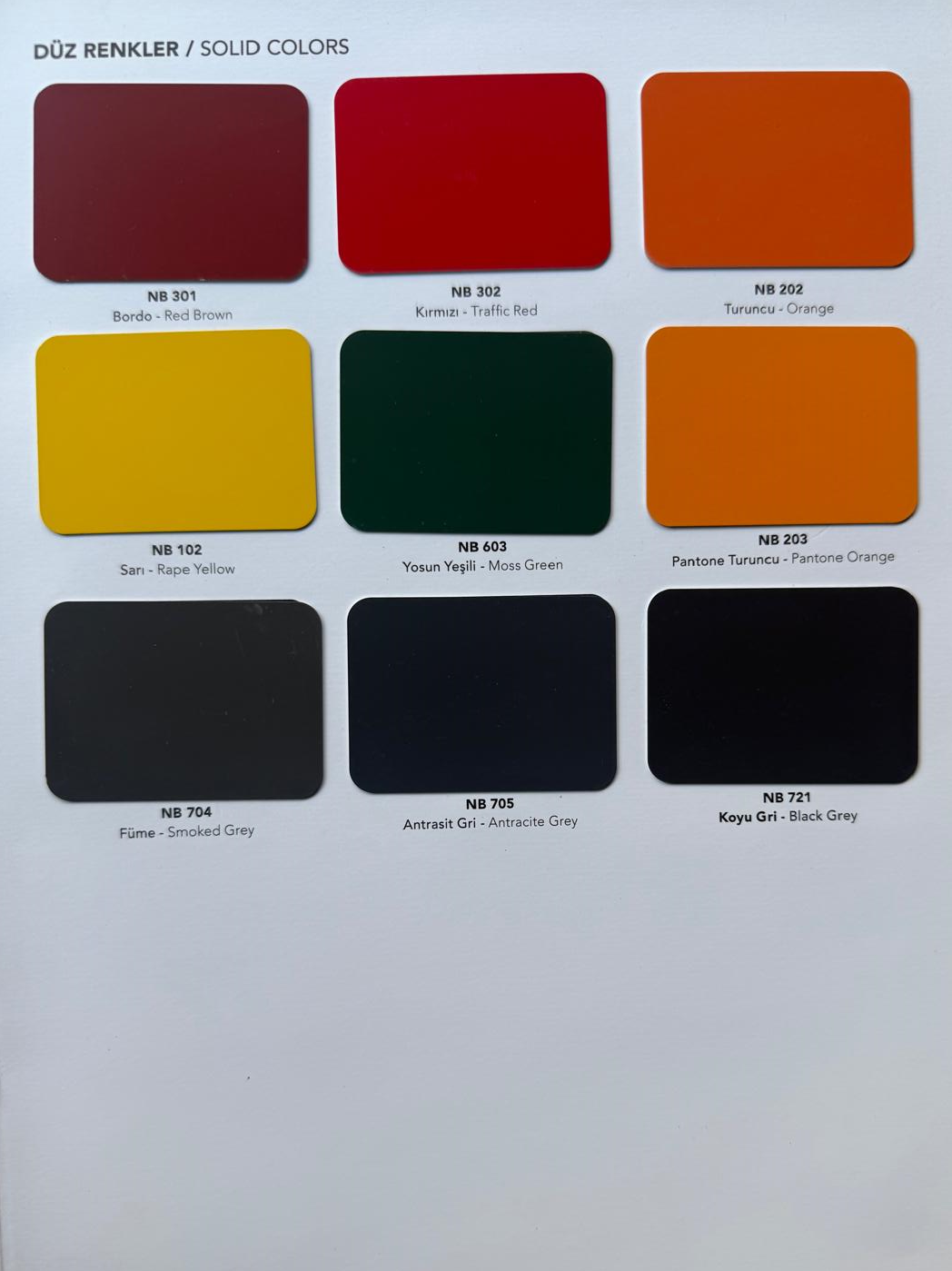ASAŞ kompozit panel kartelası