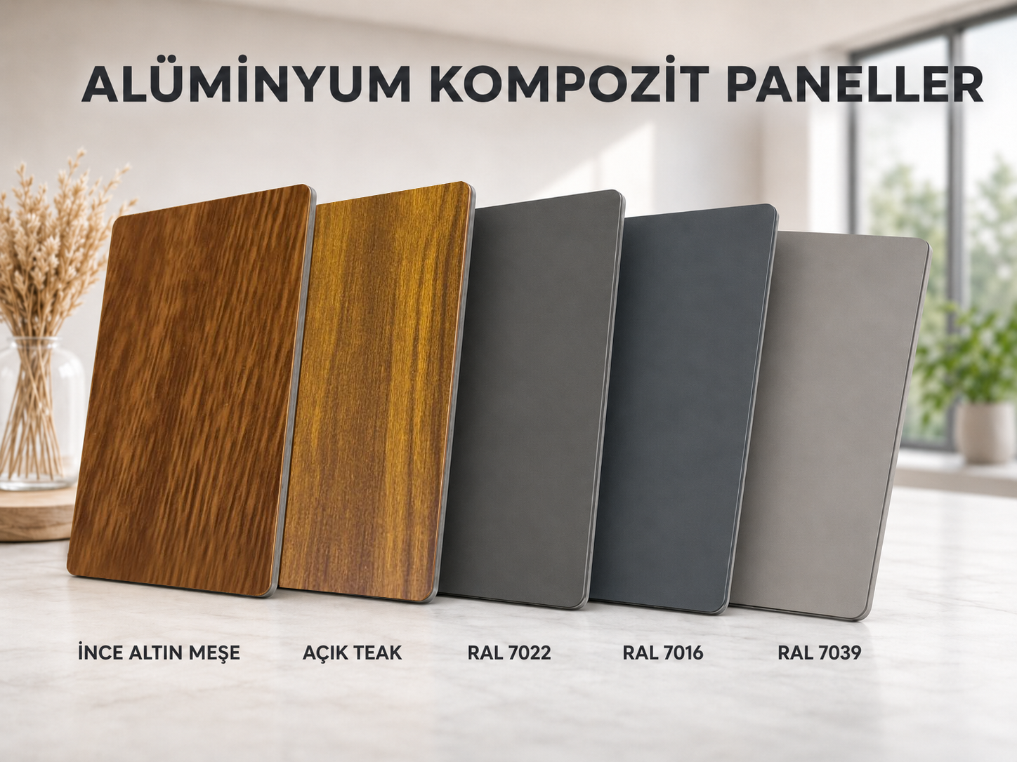 Alüminyum kompozit panel renk ve desen seçenekleri